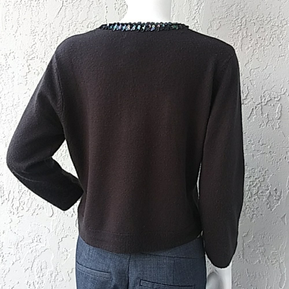 Chadwick's "Glitter" Sequence Blouse /Shell - image 5